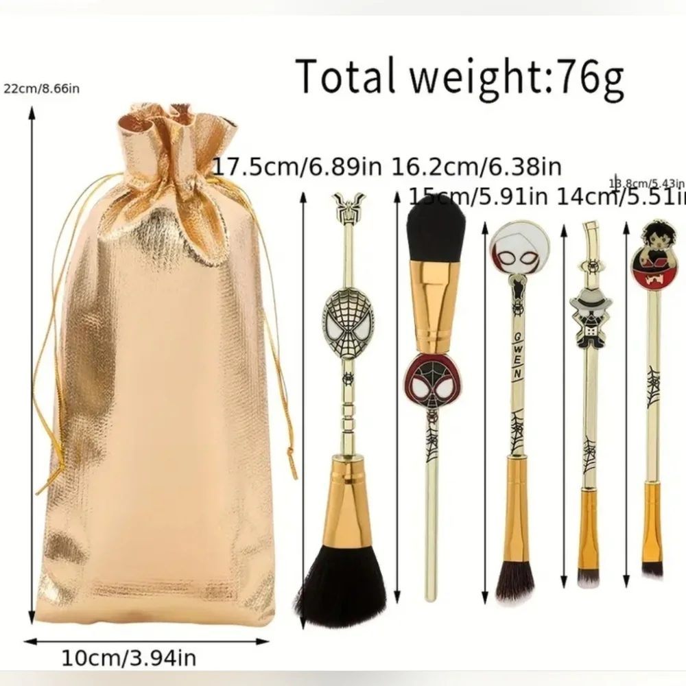 Marvel Spiderman Makeup Brush Set